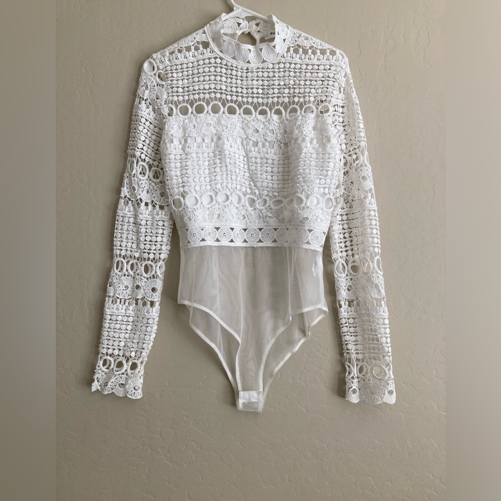 Elenza lace detail bodysuit